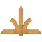 Ekena Millwork Redmond Rough Sawn Timber Gable Bracket, Western Red Cedar, 60"W x 40"H x 6"D x 6"F, 16/12 Pitch GBW060X40X0606RED00RWR - alternate 1